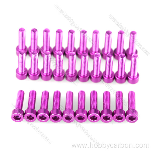 M3 threaded aluminum screw fastener hex socket screws